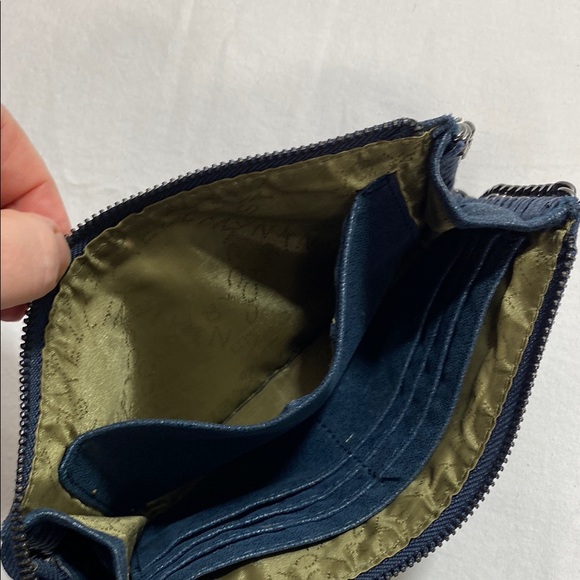 Stella McCartney Falabella Blue Wallet with Textured Finish - Picture 9 of 9